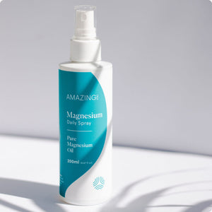 Daily Magnesium Spray 200ml with shadow on bottle