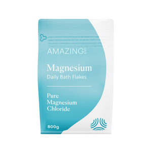 Amazing Oils magnesium bath flakes 800g package